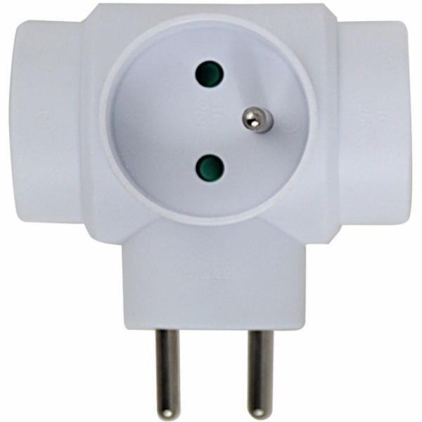 Esperanza ELK302W Elektrický rozdělovač 3 zásuvky Bílá