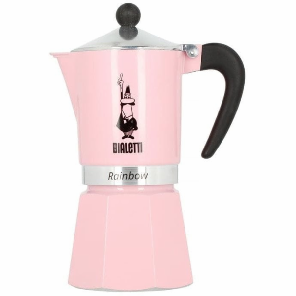 BIALETTI Kávovar Primavera Rainbow 6tz 300 ml Růžová