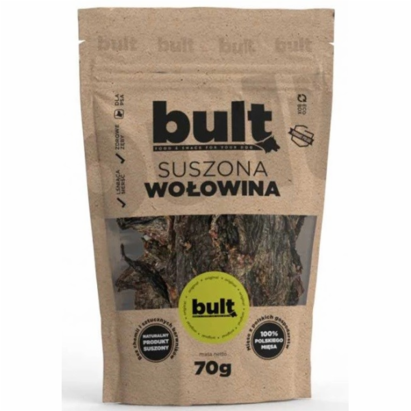 bult Eko Sušené hovězí maso - pochoutka pro psy - 70g