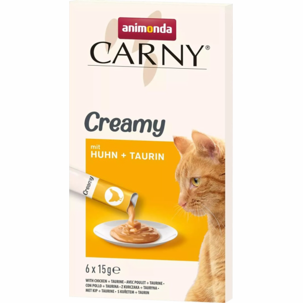 animonda Carny Chicken s taurinem - pamlsek pro kočky - 6...