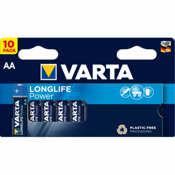 Varta Baterie LongLife Power AA / R6 2850mAh 10 ks.