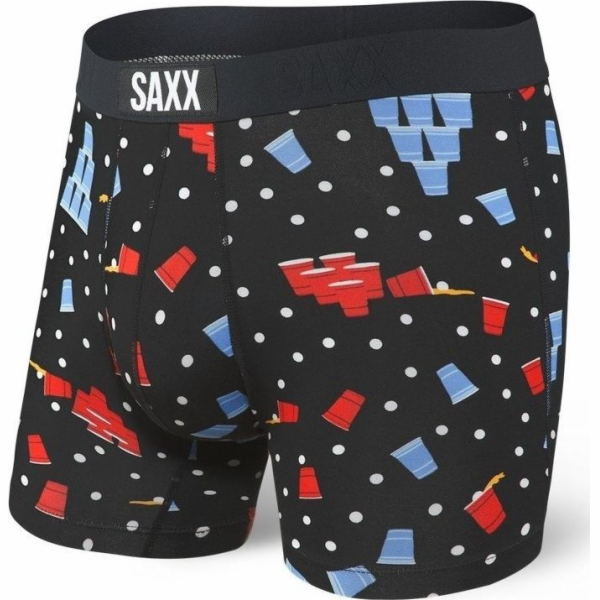 SAXX Boxerky Vibe, černé, beerové, velikost M
