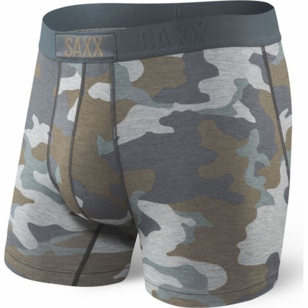 SAXX Boxerky Vibe, šedé, supersize, maskáčové, velikost M...