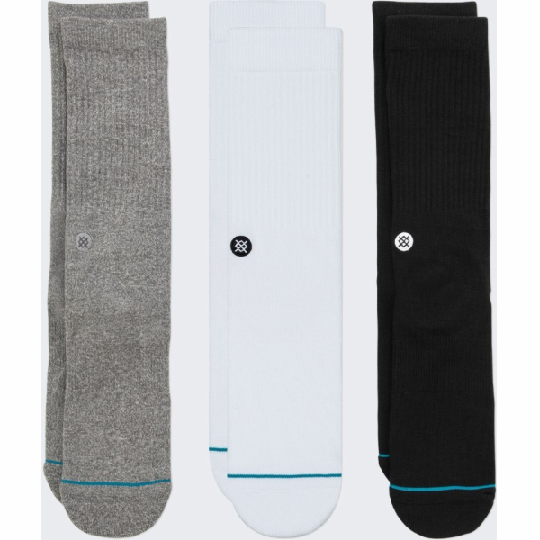 Stance Ponožky Icon Crew, 3 páry, vícebarevné