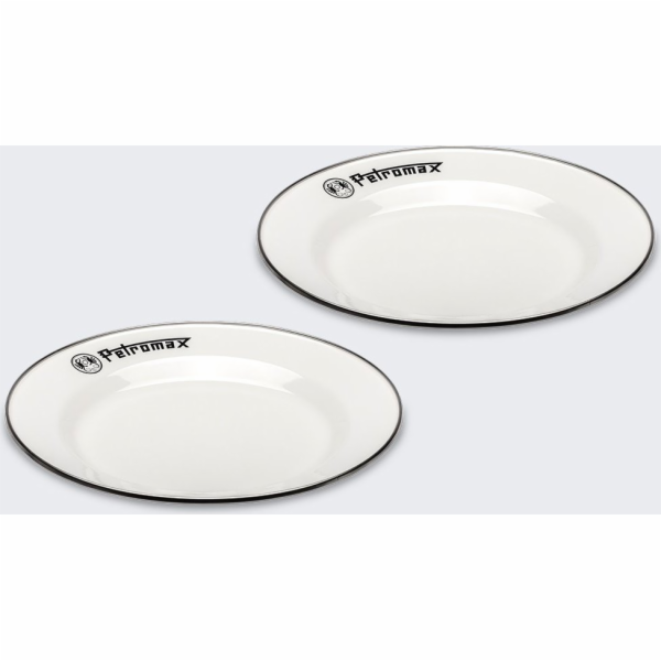 Petromax Smaltované talíře Petromax 26 cm 2 ks BÍLÉ