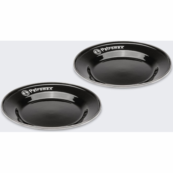 Petromax Smaltované talíře Petromax 225 cm 2 ks ČERNÉ