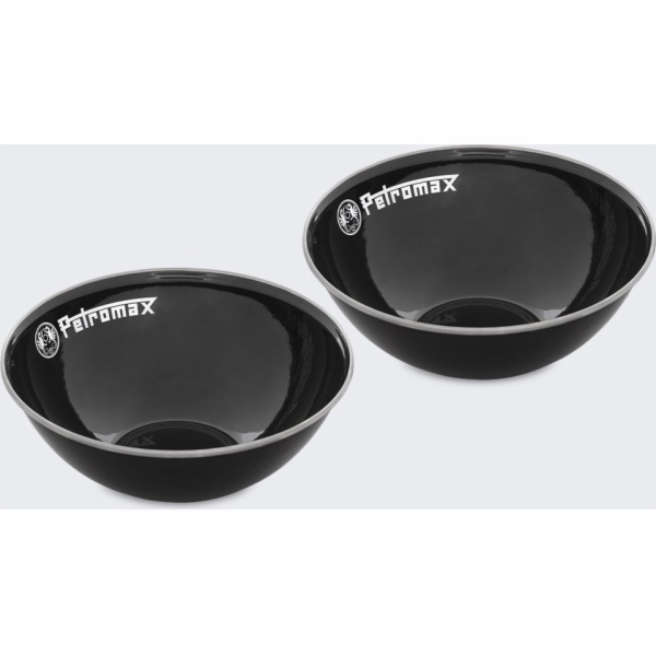 Petromax Smaltované misky Petromax 10 l 2 ks ČERNÉ