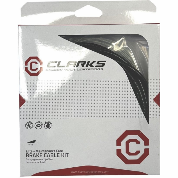 Sada brzdových lanek Clarks s pouzdrem CLARKS, pozinkovan...