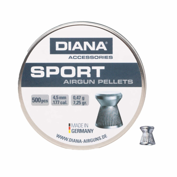 4,5 mm Diana Sport shot 500 ks.