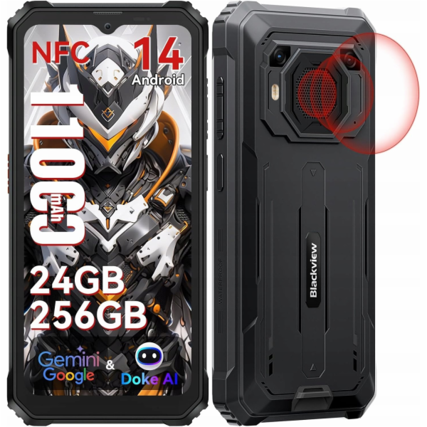 Blackview Smartphone BV6200 Plus 8/256GB oranžový