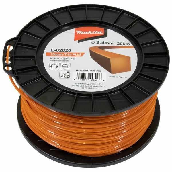 Makita MAKITA NYLON LINE SQUARE 2,4mm/206mb