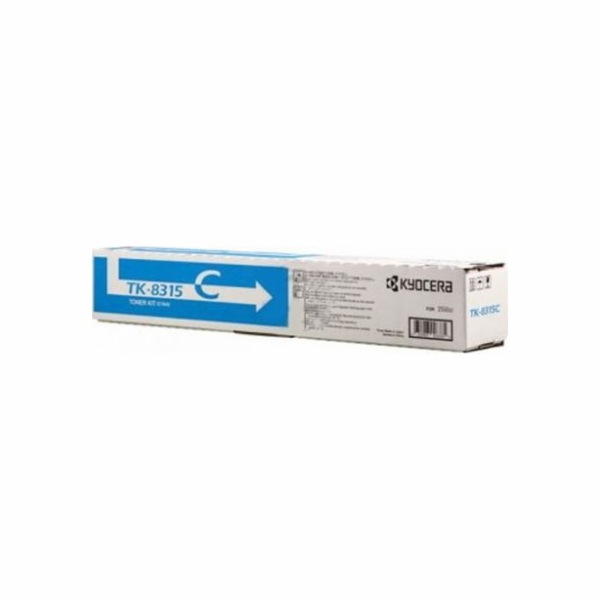 Originální azurový toner Kyocera TK-8315 (TK-8315C)