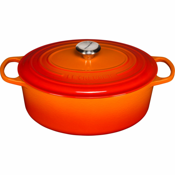 Le Creuset Signature zapék.hrnec  ovál 31 cm cervená