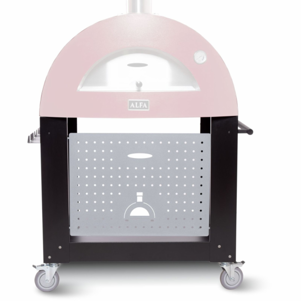 Alfa Forni Base für 2 Pizze Unterbau Schwarz