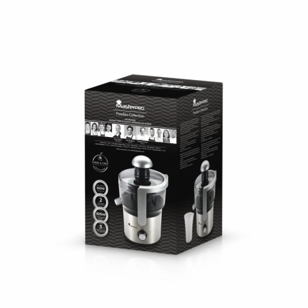 Odšťavňovač FOODIES 350W stříbrný BGMP-9001