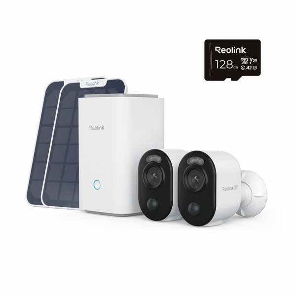 REOLINK Home Hub, 2x Argus Series B350 + 2x Solar Panel +...