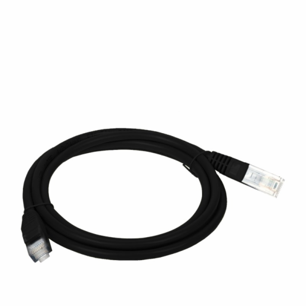 Alantec KKU5CZA2 síťový kabel Černá 2 m Cat5e U/UTP (UTP)