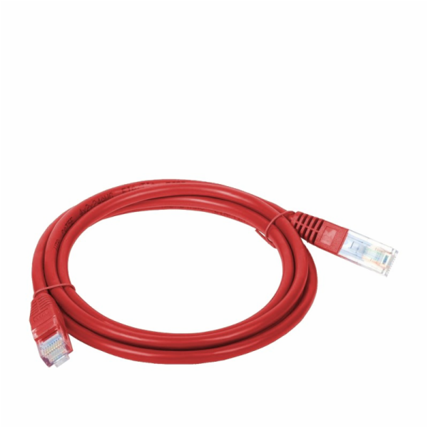 Alantec KKU5CZE1 síťový kabel Červená 1 m Cat5e U/UTP (UTP)