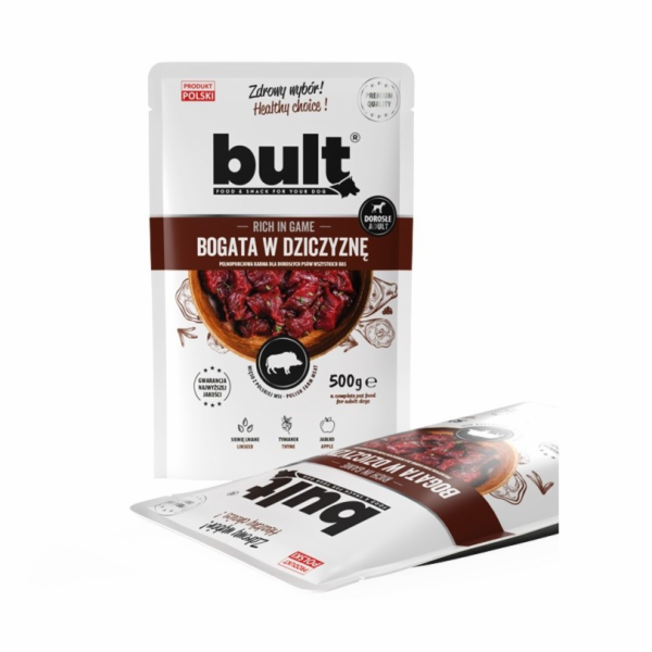 BULT mleté maso bohaté na zvěřinu - vlhké krmivo pro psy ...