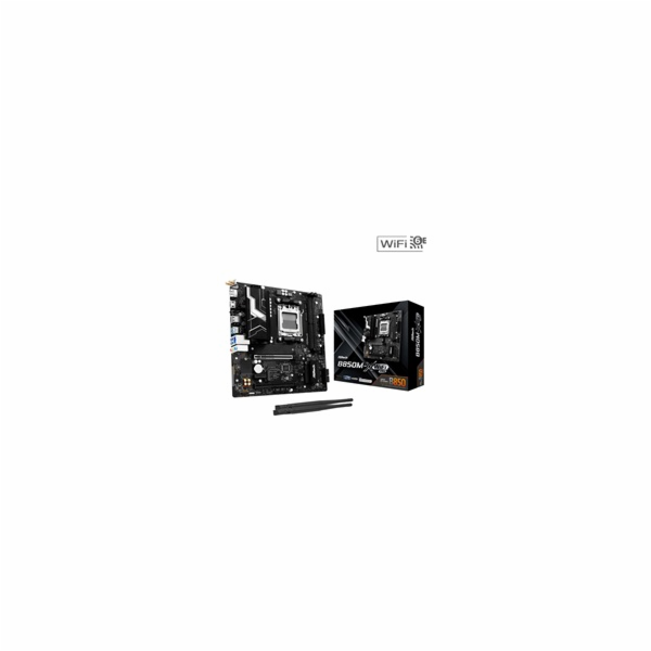 ASRock MB Sc AM5 B850M-X WIFI R2.0, AMD B850, 2xDDR5, 1xD...