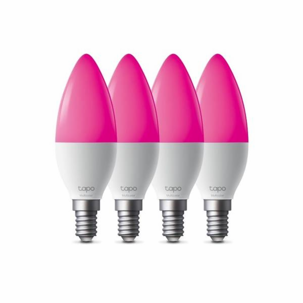 Chytrá žárovka TP-Link Tapo L430C(4-pack) E14, 4,8W, 230V...