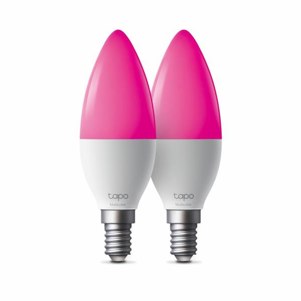 Chytrá žárovka TP-Link Tapo L430C(2-pack) E14, 4,8W, 230V...