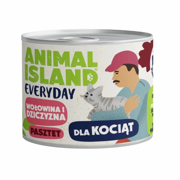 ANIMAL ISLAND Everyday Beef and game for kittens - mokré ...
