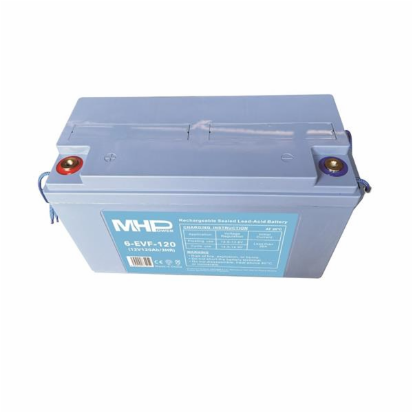 Baterie MHPower 6-EVF-120 Trakční gelová, 12V/120Ah, Term...