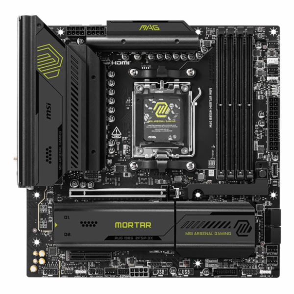 MSI MAG B850M MORTAR WIFI, Mainboard
