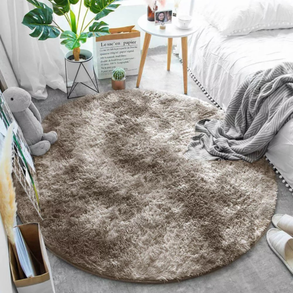 Strado Kulatý koberec Ombre Strado 100x100 OmbreCamel (Be...