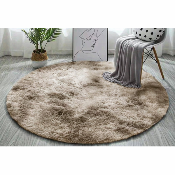 Strado Kulatý koberec Ombre Strado 120x120 OmbreCamel (Be...