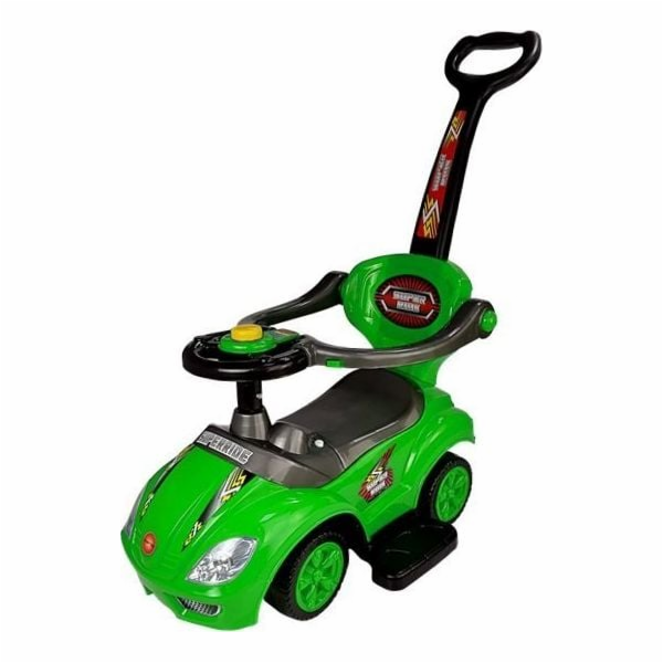 Lean Sport Ride-On s kočárkem Mega Car 3v1 Green