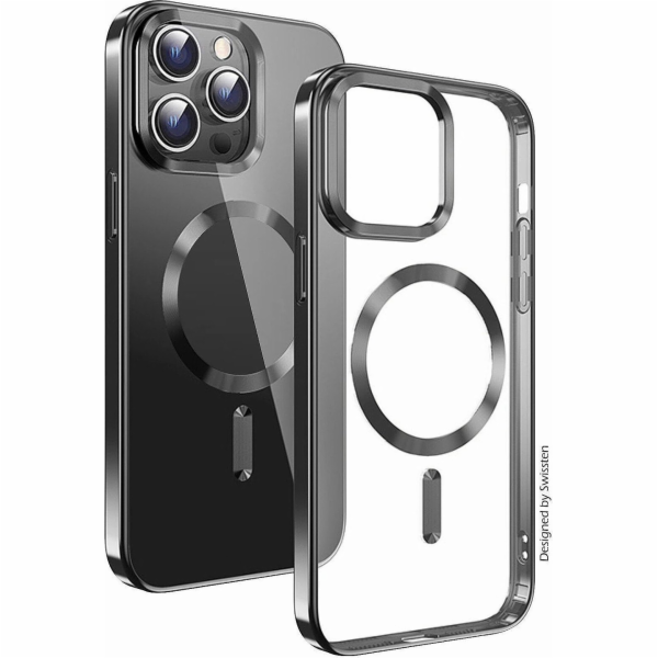 SWISSTEN Clear Jelly MagStick Metallic pouzdro pro iPhone...