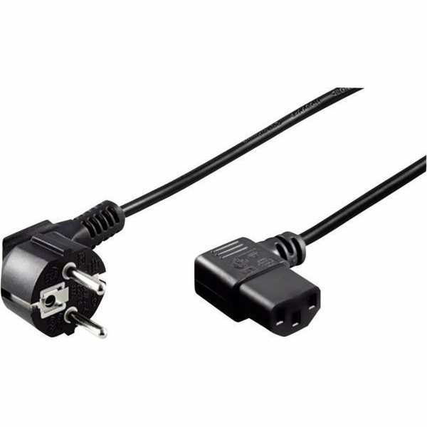 kabel studeného spotřebiče goobay, na obou stranách zahnutý