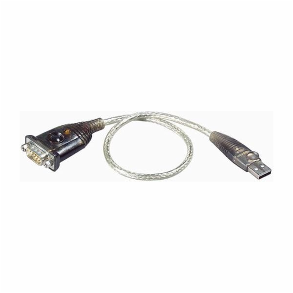 Aten Kabel USB-A na RS-232 0,4 m, průhledný (UC232A)