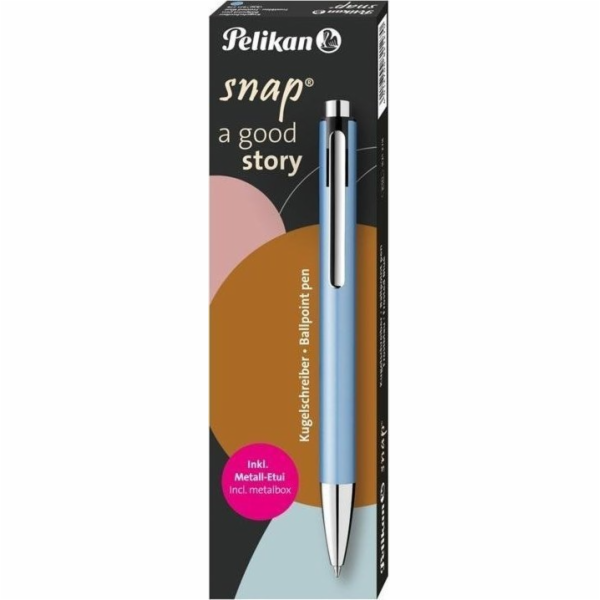 Pelikan Pouzdro na kuličkové pero Snap K10 metalicky modré