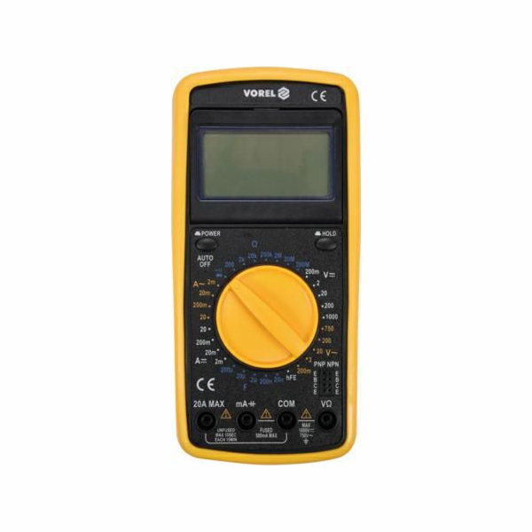 Vorel VOREL MULTIFUNKČNÍ DIGITÁLNÍ ELEKTROMĚR T81775