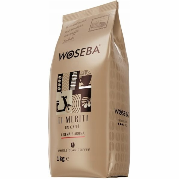 Woseba Ti Meriti Crema e Aroma zrnková káva 1 kg