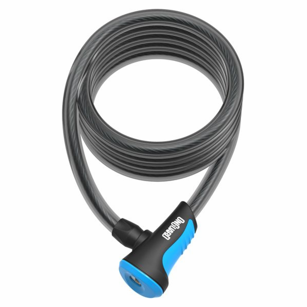 OnGuard Zámek na kolo neonový, modrý, 12x1800 mm (8156BU)