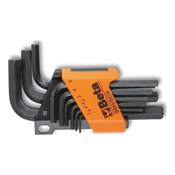 Beta Tools Sada úhlových klíčů 1,5-10 mm, 9 ks, 96N/SC9, ...