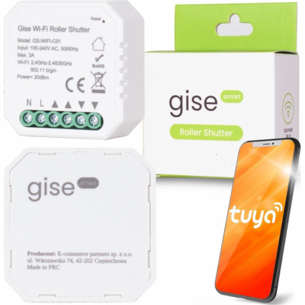 Gise GISE SMART Roleta Tuya WiFi ovladač rolet