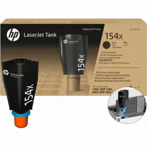 HP Sada pro doplnění originálního černého toneru HP 154X ...