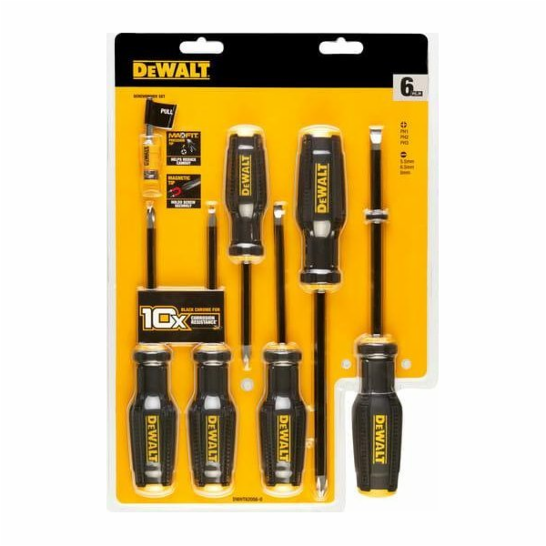 Dewalt ŠROUBOVÁKY DEWALT 6 ks. PLNÝ