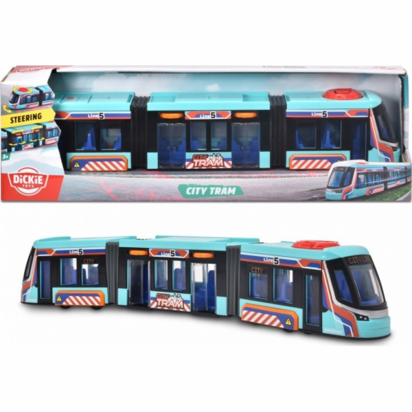 Dickie Vehicle City Siemens tramvaj 40 cm