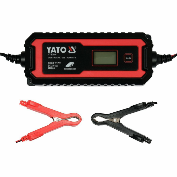 Yato ELEKTRONICKÝ USMĚŇOVAČ YATO 6V/2A, 12V/4A YT-83000