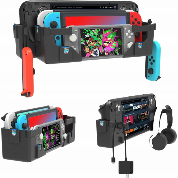 JYS Nástěnný držák pro Nintendo Switch / Switch OLED / Sw...