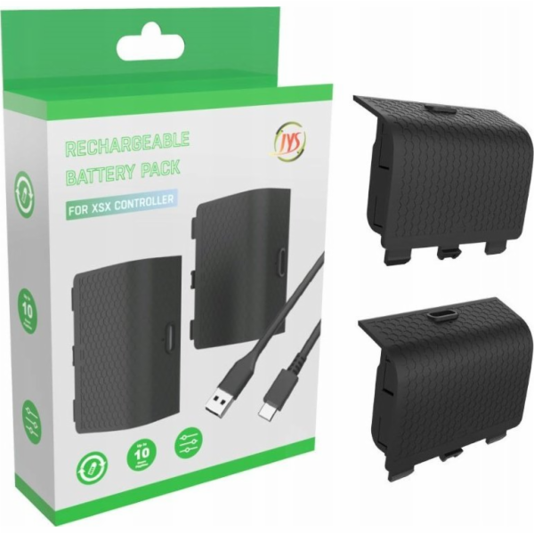 JYS 2x dobíjecí baterie pro ovladač / Xbox One X / JYZ-x131