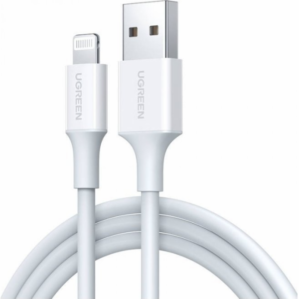 Ugreen Kabel USB-A - USB-C 0,5 m bílý (80313)