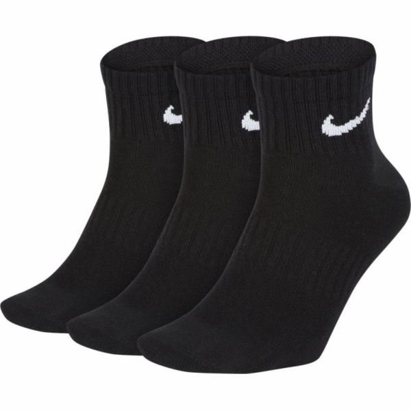 Nike Lehké kotníkové ponožky Everyday, černé, velikost 38...