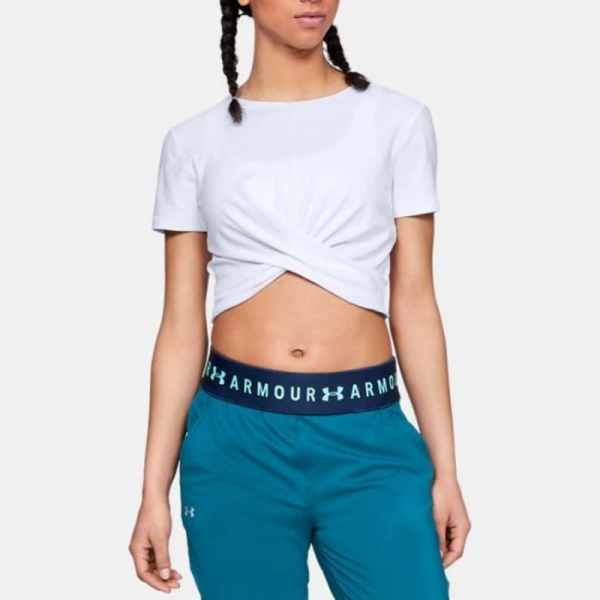 Under Armour Dámské lehké tričko Lux Crop, bílé, velikost...